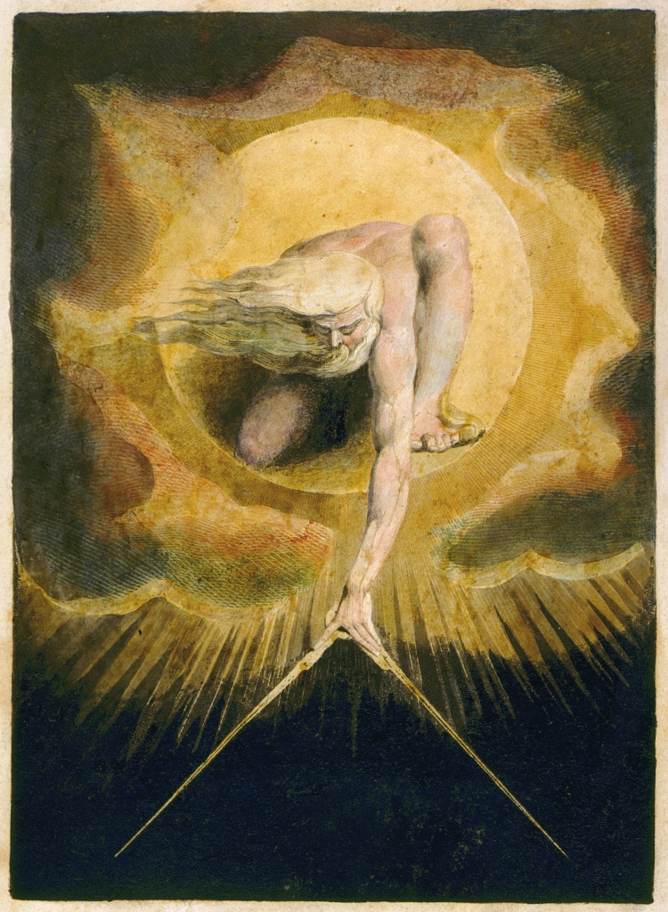 William Blake Paintings God Ancient of days